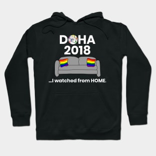 Doha...I Watched From Home (Dark) Hoodie